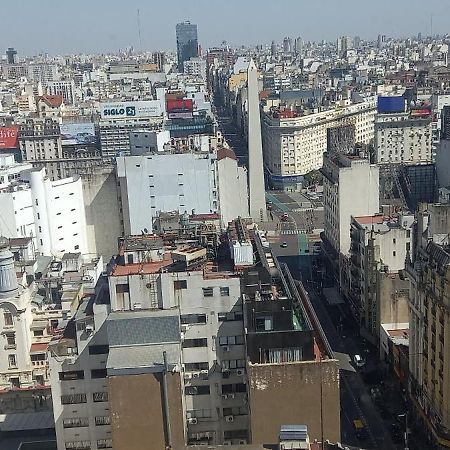 Que Mejor Vista Del Obelisco Piso A La Calle Corrientes Buenos Aires Zewnętrze zdjęcie