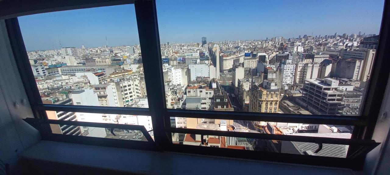 Que Mejor Vista Del Obelisco Piso A La Calle Corrientes Buenos Aires Zewnętrze zdjęcie
